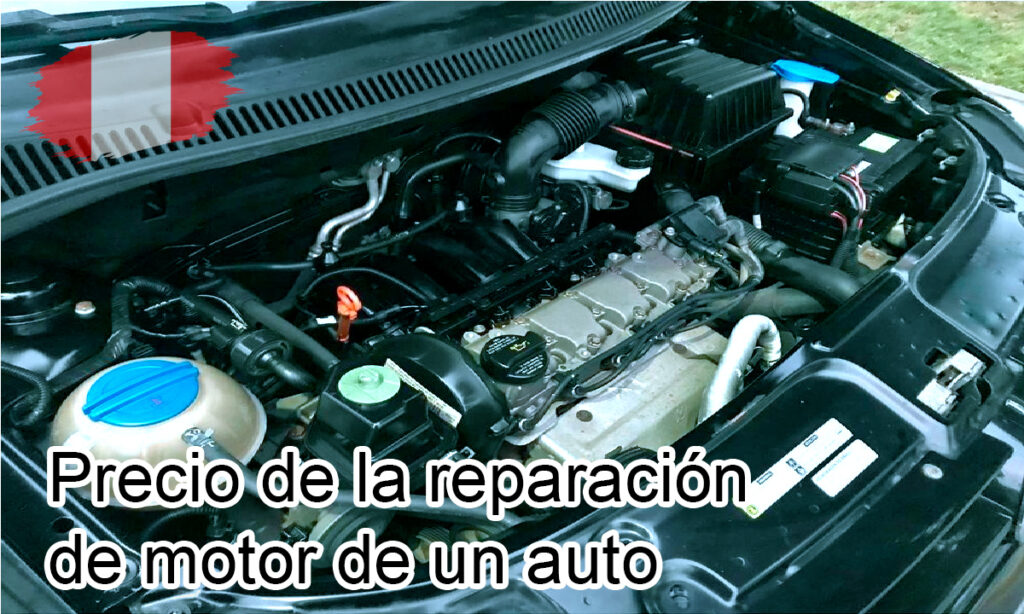 Precio de la reparación de motor de un auto