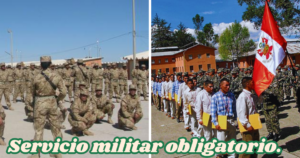 servicio militar obligatorio peru