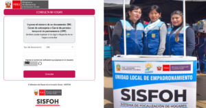 Consultar con DNI si mi hogar está en el padrón de SISFOH