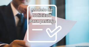 Modelo de solicitud para peritaje