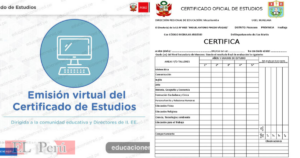 Cómo obtener el certificado de estudios secundarios en Perú