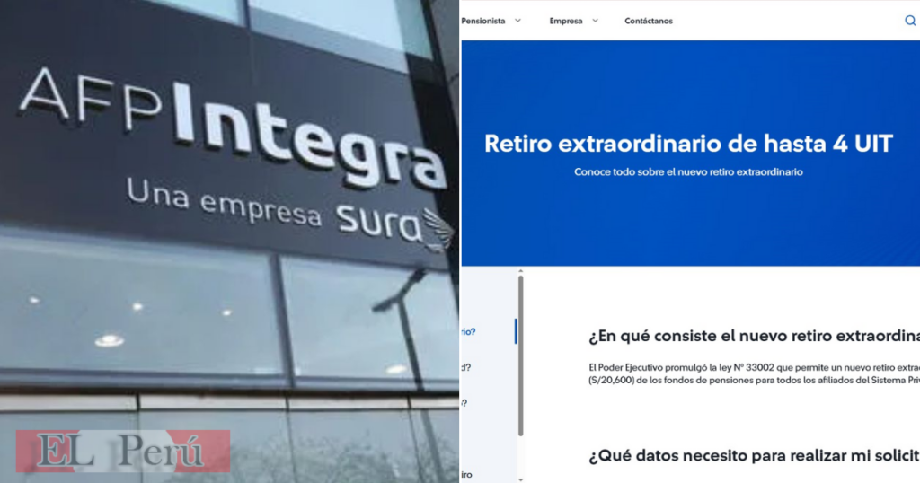 ¿Cómo solicitar un retiro en AFP Integra?