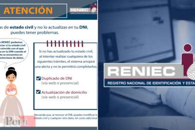 Procedimiento para cambiar tu estado civil en el Registro Nacional de Identificación y Estado Civil (Reniec)