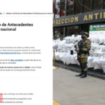 Cómo obtener el certificado de antecedentes por tráfico de drogas
