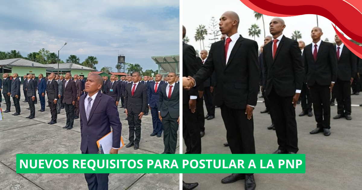 Nuevos requisitos para postular a la PNP