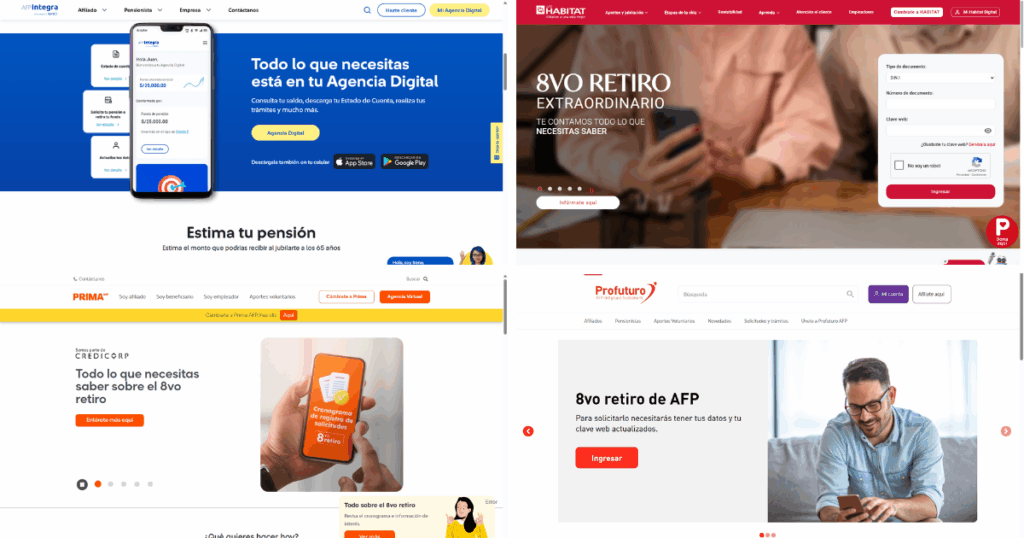 link oficial del Octavo retiro AFP 2025