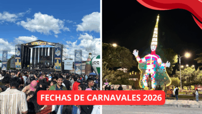 Fechas de carnavales 2026