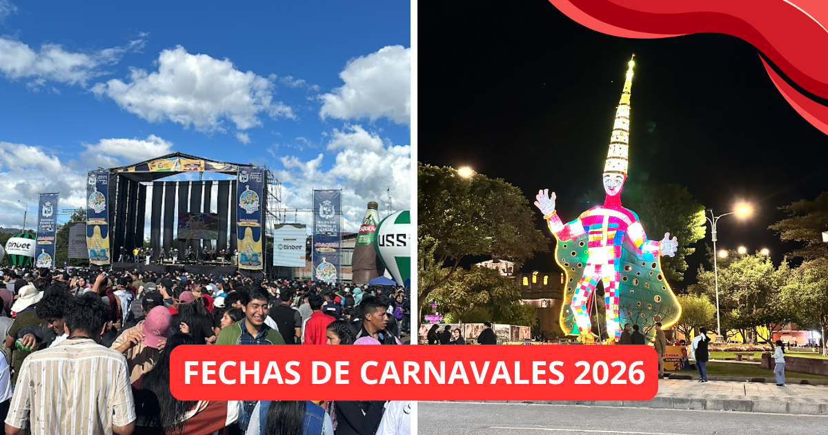 Fechas del Carnaval de Cajamarca 2026