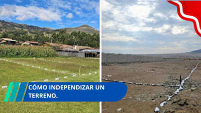 Cómo independizar un terreno