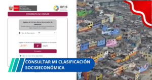 Consultar mi clasificación socioeconómica
