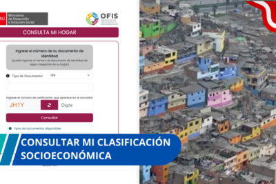 Consultar mi clasificación socioeconómica