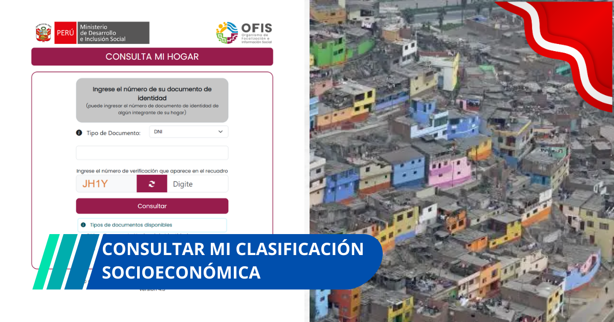 Consulta con DNI si tu casa califica como pobre, de acuerdo con el Sisfoh