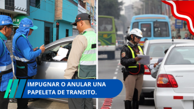 impugnar o anular una papeleta de transito