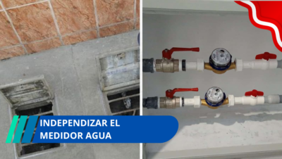 independizar el medidor agua