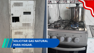 solicitar Gas natural para hogar