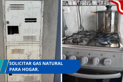 solicitar Gas natural para hogar
