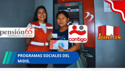 Programas sociales del MIDIS