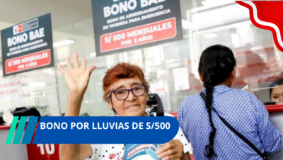 Requisitos para acceder al bono por lluvias