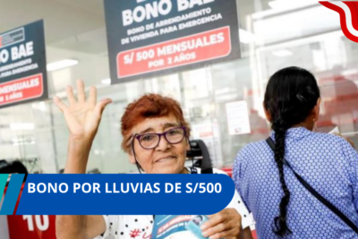 Requisitos para acceder al bono por lluvias