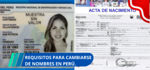 Requisitos para cambiarse de nombres en Perú