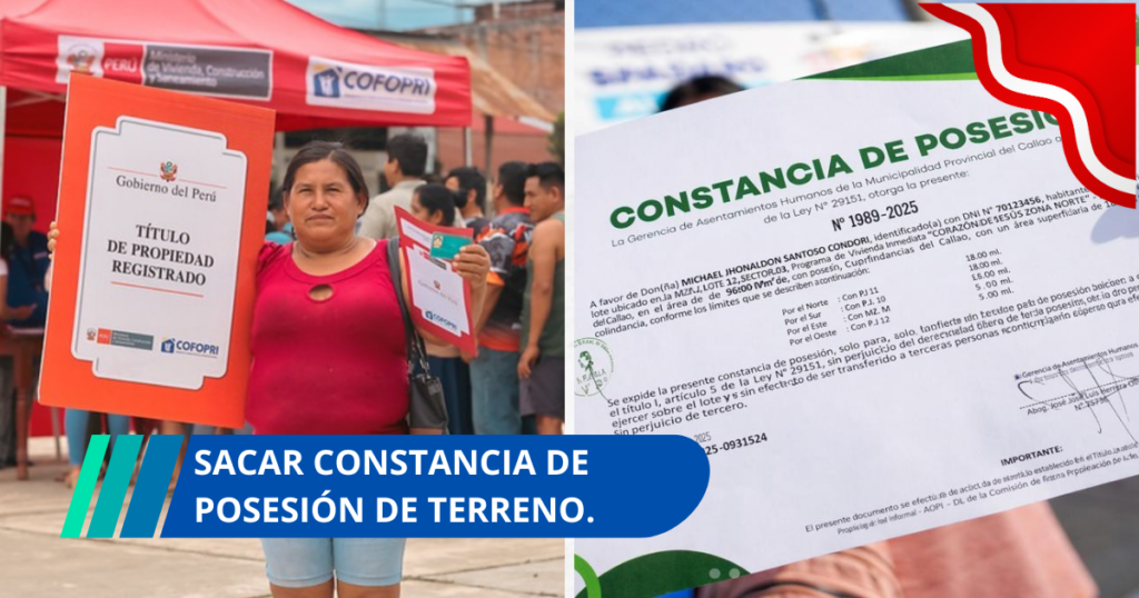 sacar Constancia De Posesión De Terreno