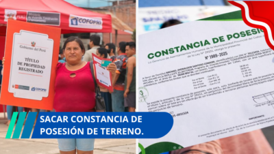 sacar Constancia De Posesión De Terreno