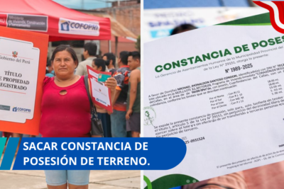 sacar Constancia De Posesión De Terreno