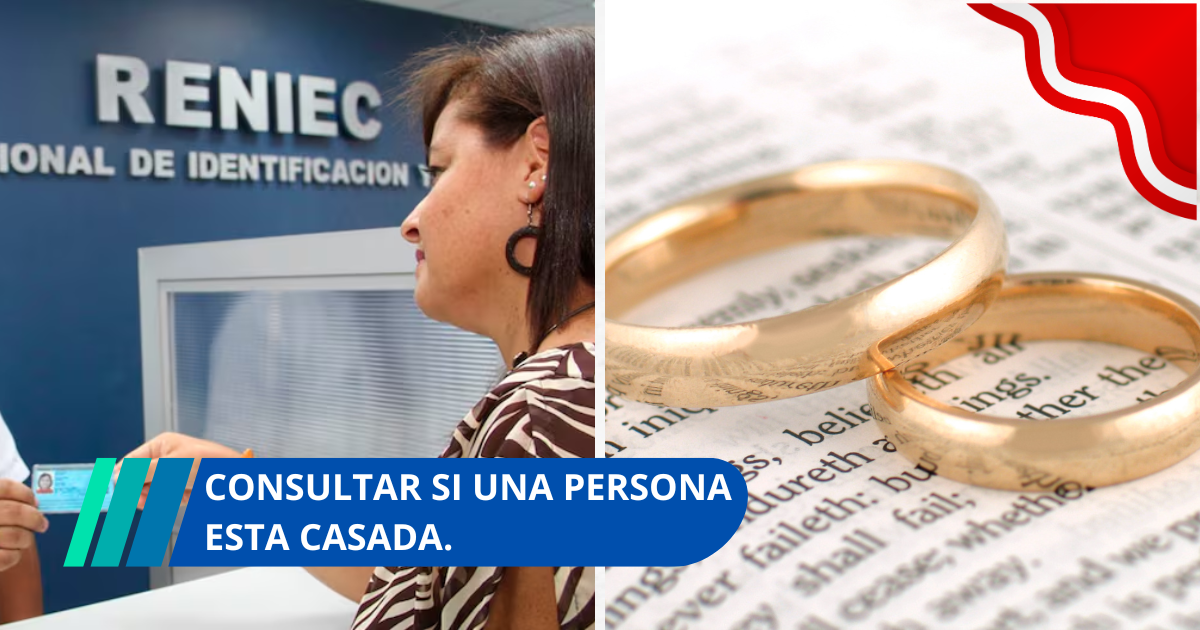 Consulta el estado civil de una persona con DNI por internet