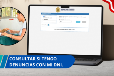 Consultar si tengo denuncias con mi DNI