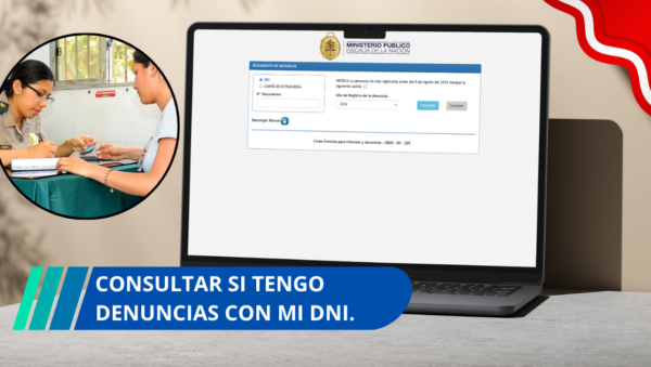 Consultar si tengo denuncias con mi DNI