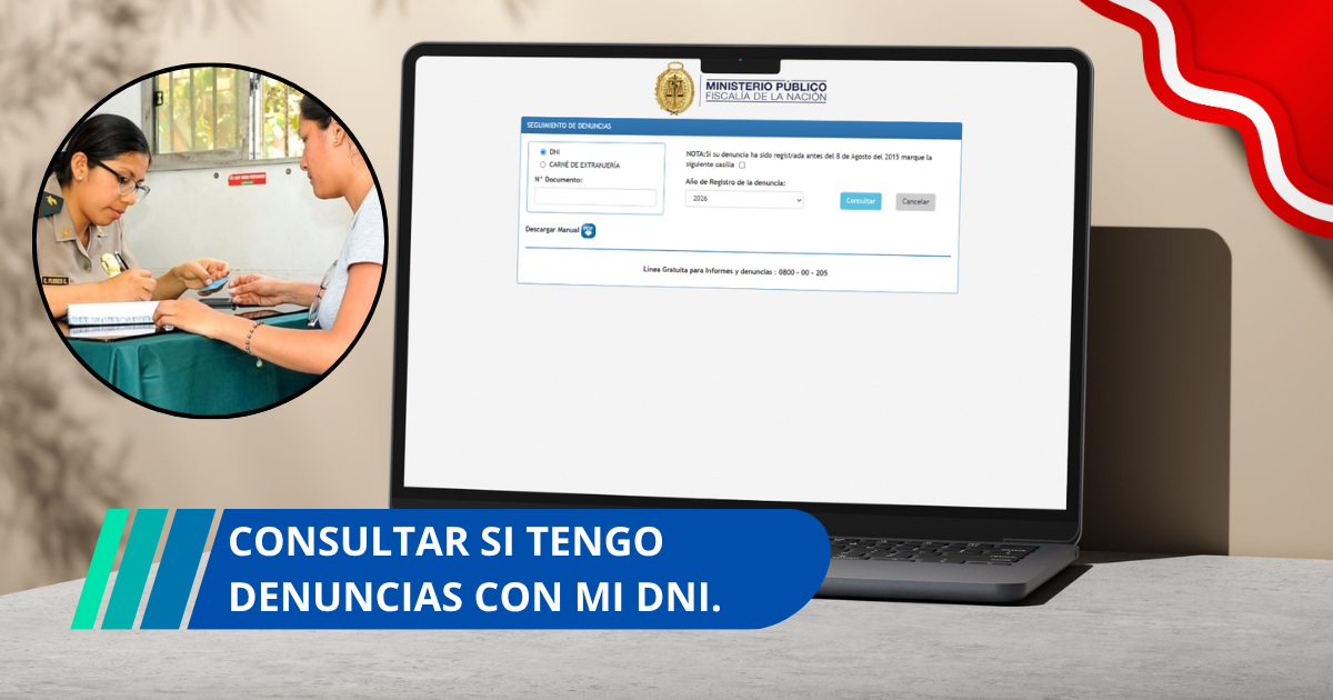 Consultar con DNI si alguien a iniciado una denuncia en tu contra