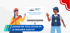 ¿Dónde me toca votar en la segunda vuelta?