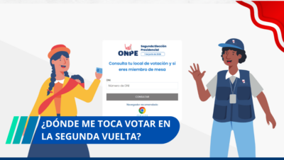 ¿Dónde me toca votar en la segunda vuelta?