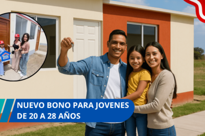 Nuevo bono para jóvenes de 20 a 28 años
