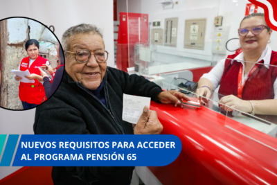 Nuevos requisitos para acceder al programa Pensión 65 de S/. 350