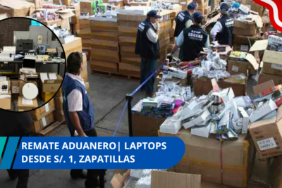 Remate Aduanero| Laptops desde S/. 1, Zapatillas
