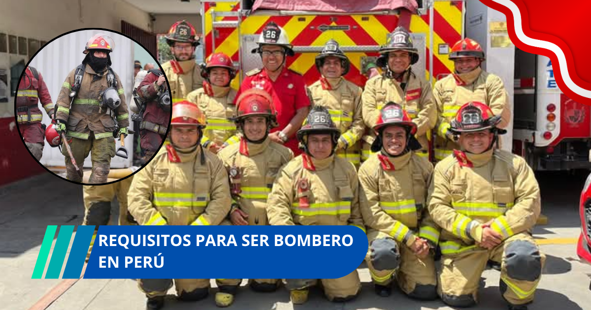 Requisitos para ser bombero en Perú