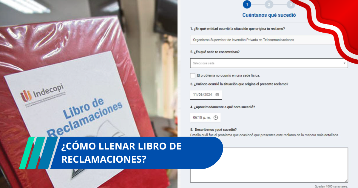 ¿Cómo llenar libro de reclamaciones digital o físico?