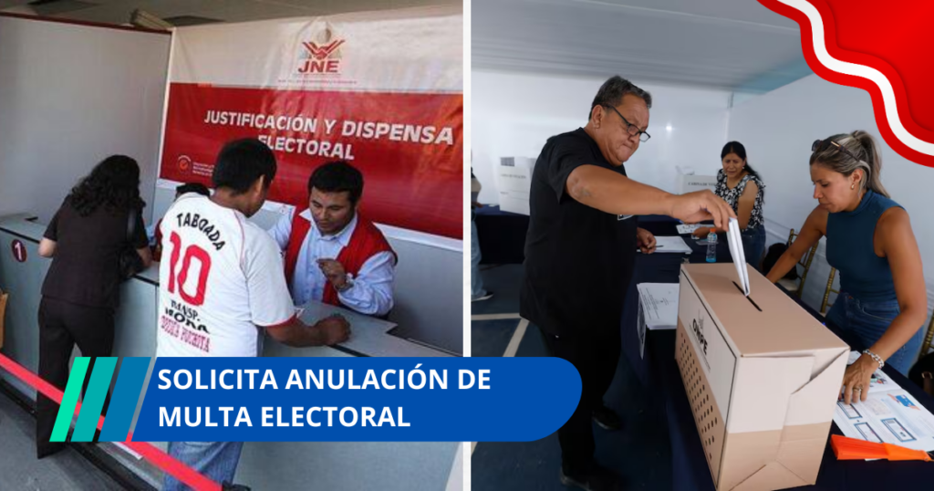 ¿No fuiste a votar?: Solicita anulación de Multa Electoral justificándola