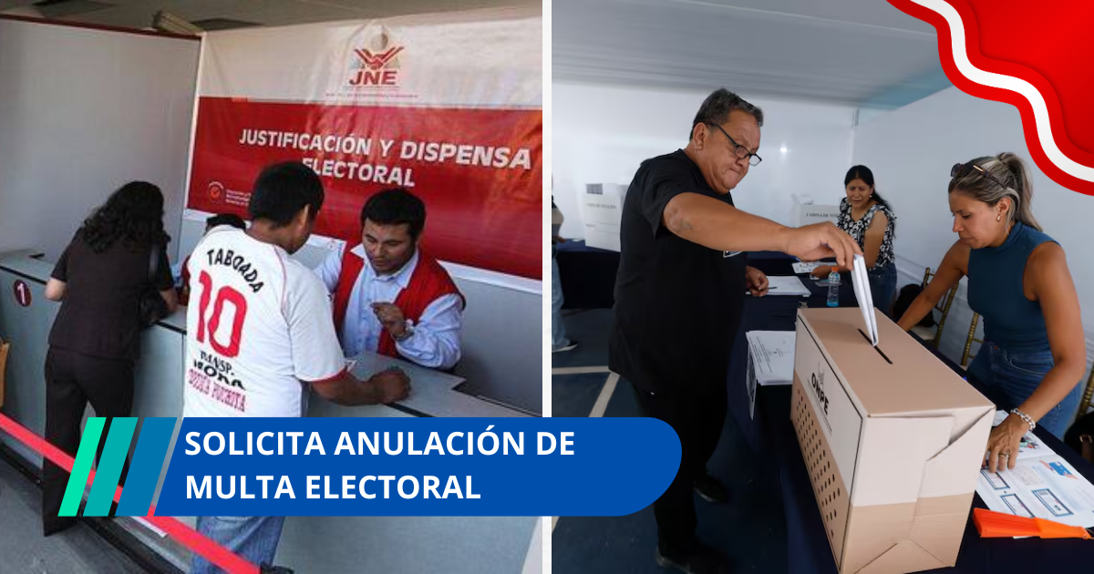 ¿No fuiste a votar? Solicita anulación de Multa Electoral justificándola