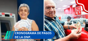 Cronograma de pagos de la ONP