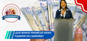 bonos prometió Keiko Fujimori