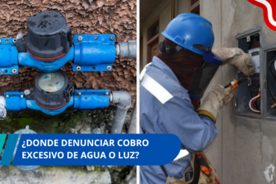 ¿Donde denunciar cobro excesivo de agua o luz