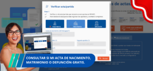 consultar si mi acta de nacimiento, matrimonio o defunción Gratis