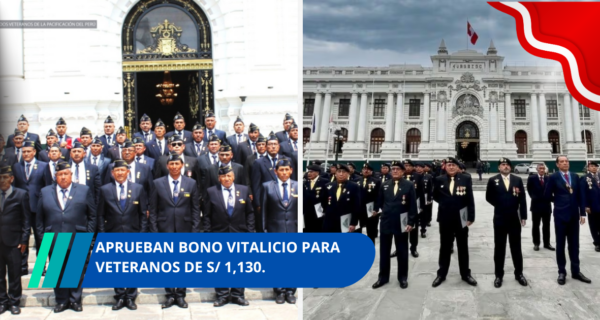 Aprueban bono vitalicio para veteranos