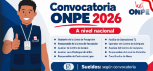Convocatoria ONPE 2026