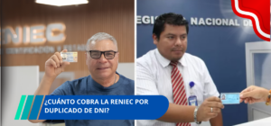 Cuánto cobra la RENIEC por duplicado de DNI
