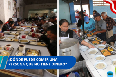 Dónde puede comer una persona que no tiene dinero