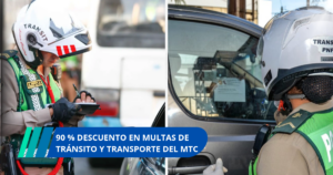 90 % descuento en multas de tránsito y transporte del mtc