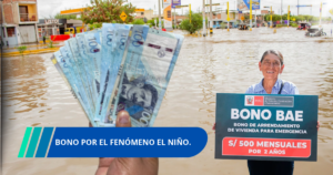 Bono por el Fenómeno El Niño